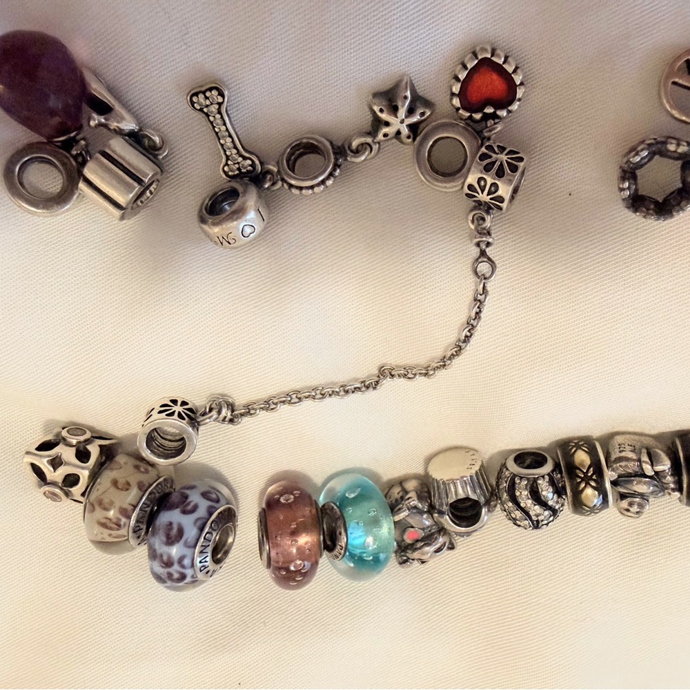 Pandora Elegant Silver Charm Bracelet Set - Picture 5 of 8